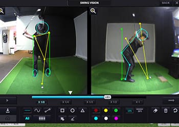 スイングの骨格分析