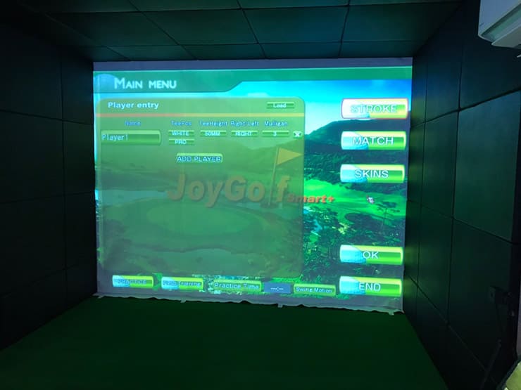 弊社ゴルフシミュレーター「JoyGolf Smart+」を導入