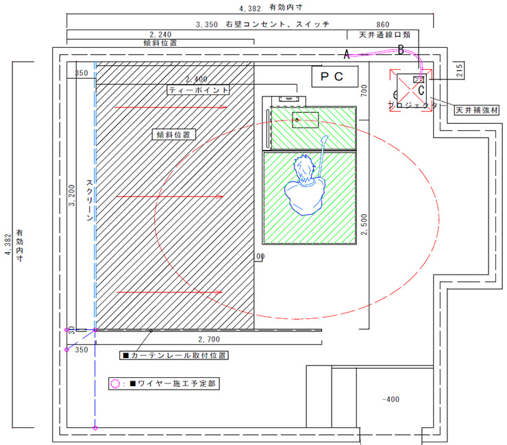 設置場所図面