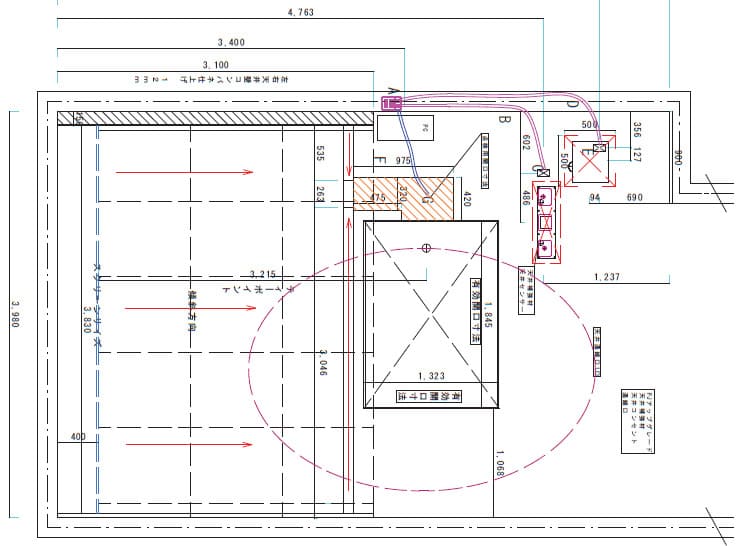 設置場所図面