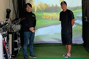 谷原秀人プロのご自宅に、弊社ゴルフシミュレーター「JoyGolf Smart+」を設置いたしました！
