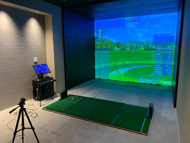 ゴルフランド社製シミュレーションゴルフ「G-shot Smart2」を設置