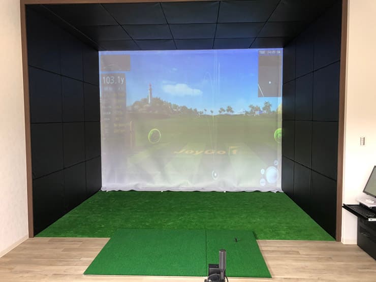 ゴルフランド社製シミュレーションゴルフ「JoyGolf Smart+」を設置