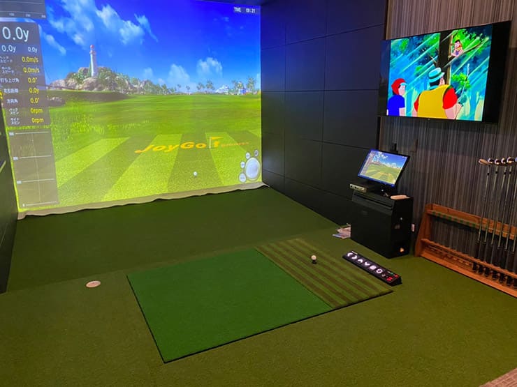 ゴルフランド社製シミュレーションゴルフ「JoyGolf Smart+」を設置