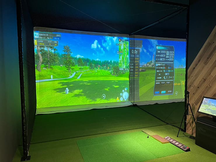 ゴルフランド社製シミュレーションゴルフ「JoyGolf Smart+」を設置