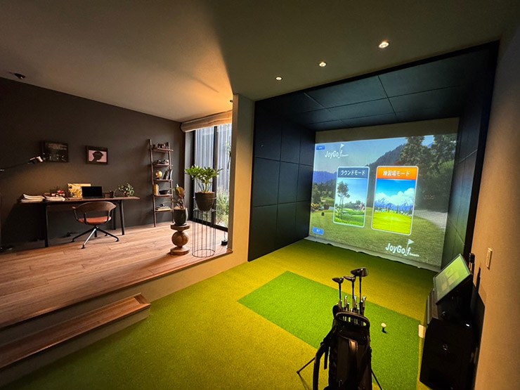 ゴルフランド社製シミュレーションゴルフ「JoyGolf Smart+」を設置