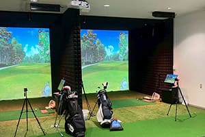 福山市新市町の建設会社様に福利厚生の一環として、弊社ゴルフシミュレーター「JoyGolf Smart+」を設置いたしました！