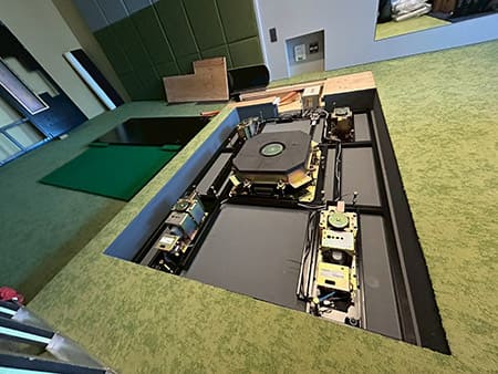 スイングプレート施工