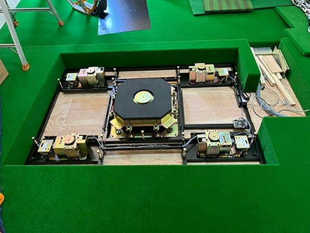 スイングプレート施工