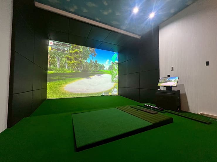 ゴルフランド社製シミュレーションゴルフ「JoyGolf Smart+」を設置