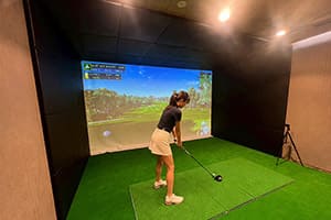 岡山のタワーマンション共用部に弊社ゴルフシミュレーター「JoyGolf Smart+」を設置いたしました！